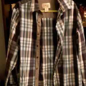 Mens long sleeve button up shirt